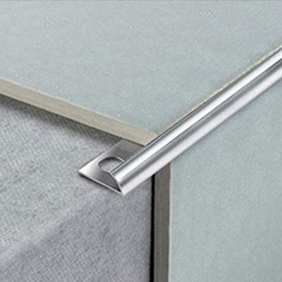 Ajuste blanco del metal de la teja del cuarto de baño de la teja del ajuste del cuadrado del borde del ajuste de aluminio de la teja