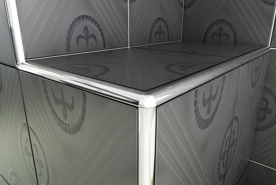 Tiras de borde de aluminio del ajuste de la teja del perfil de la protuberancia de la teja del metal de aluminio del ajuste