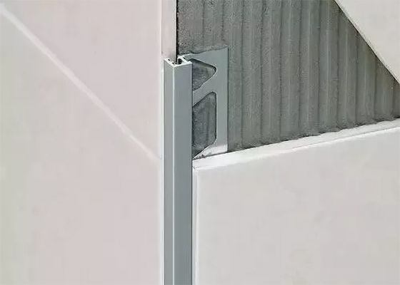 Tiras de borde de aluminio del ajuste de la teja de la esquina del perfil para la cocina