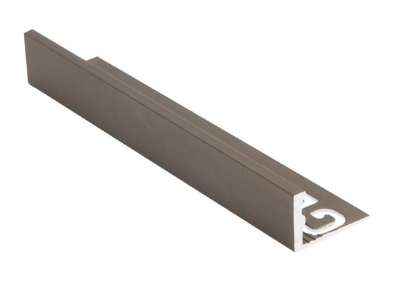 Tira de transición de aluminio de la electroforesis del TUV 20m m a la madera del guardarropa