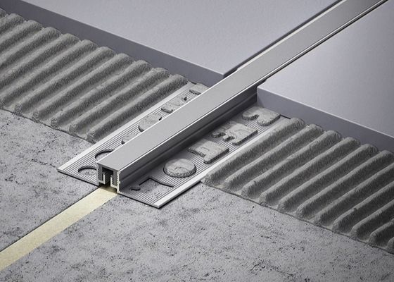Junta de aluminio del movimiento de la teja para el ajuste de madera de Andtile del piso de la junta del control de la extensión