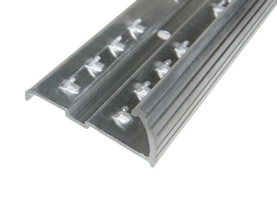 Tiras de ajuste cuadradas de aluminio de la teja de la alfombra del ajuste de la alfombra del borde