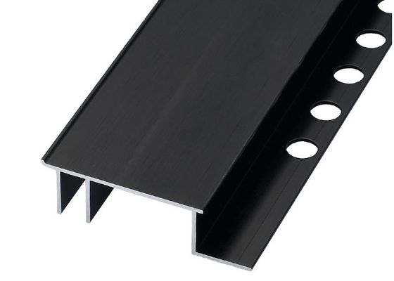 Línea de aluminio anodizada radiador del tablero que bordea del rodapié del tablero que bordea