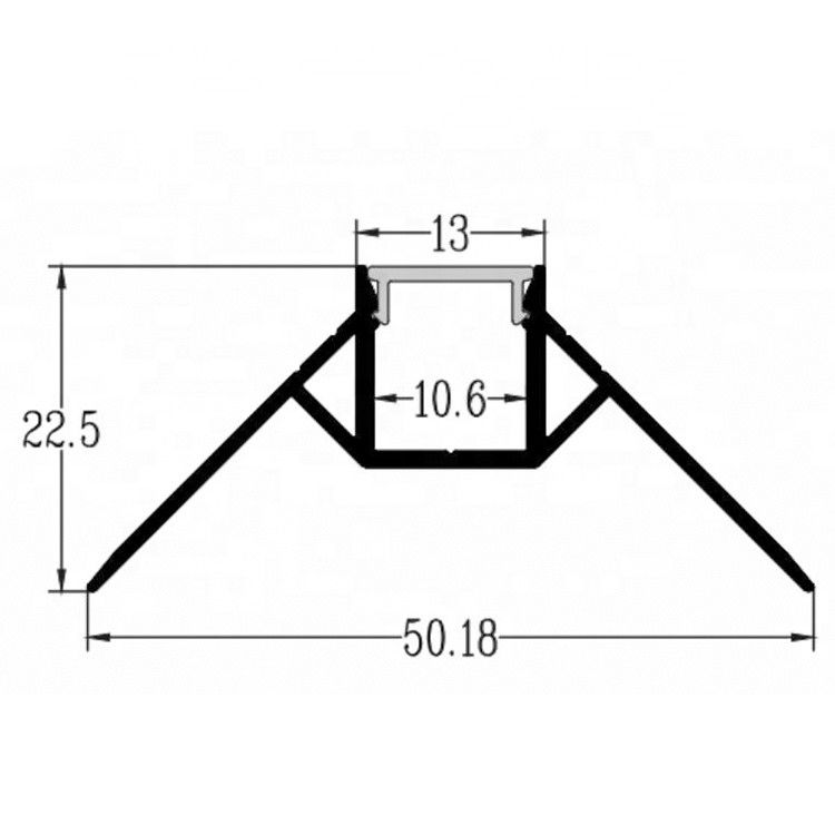 Perfiles de aluminio de la electroforesis LED