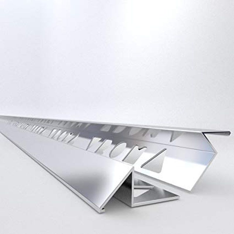 La teja de aluminio del borde del cuadrado de la teja del triángulo del ajuste de aluminio de la esquina arregla el ajuste de la teja de Chrome