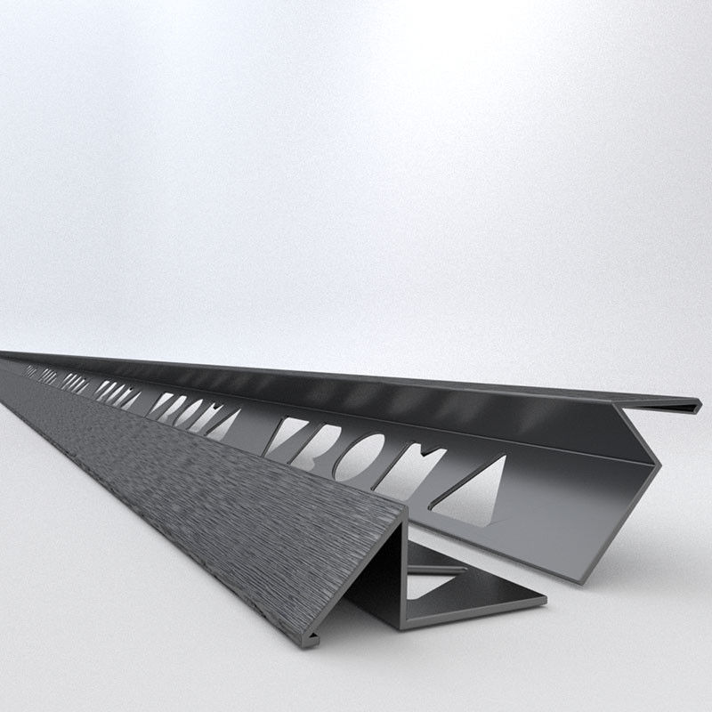 La teja de aluminio del borde del cuadrado de la teja del triángulo del ajuste de aluminio de la esquina arregla el ajuste de la teja de Chrome