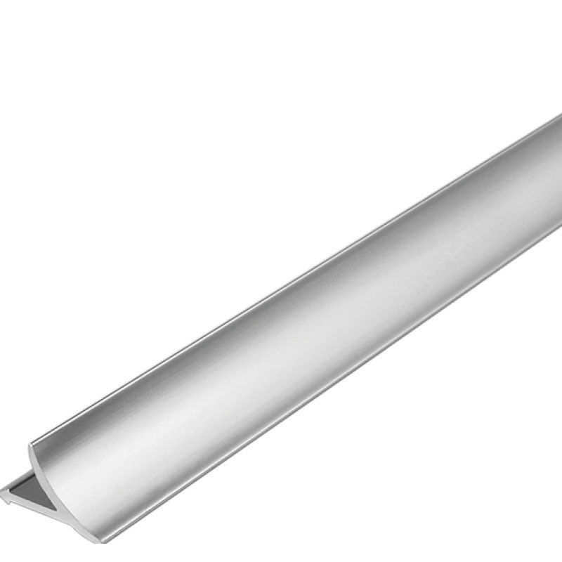 T formó la esquina cuadrada de aluminio del ajuste de la teja del metal del borde perfila el ajuste blanco en forma de L del borde de la teja