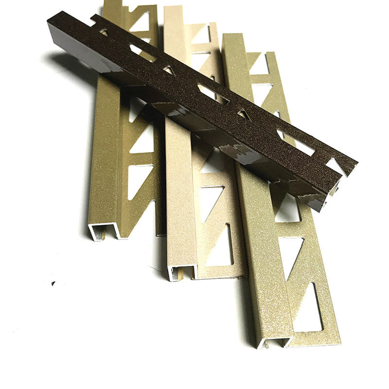 Ajustes del borde de la teja hechos de ajuste recto de la teja del borde de la protuberancia de la aleación de aluminio