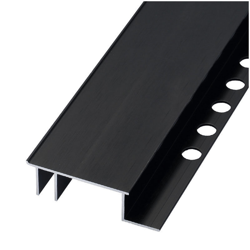 Ajuste de aluminio de aluminio los 2.5m del borde del paso del tablero que bordea del perfil de la protuberancia