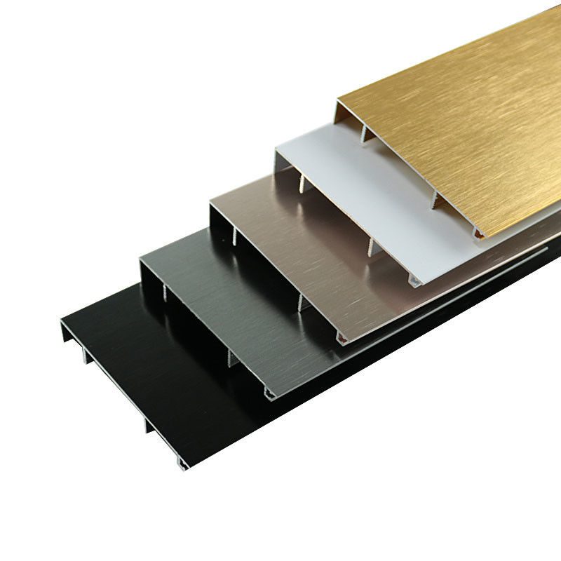 Ajuste de aluminio de aluminio los 2.5m del borde del paso del tablero que bordea del perfil de la protuberancia