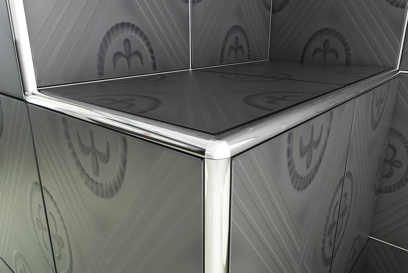 Tiras de borde de aluminio del ajuste de la teja del perfil de la protuberancia de la teja del metal de aluminio del ajuste