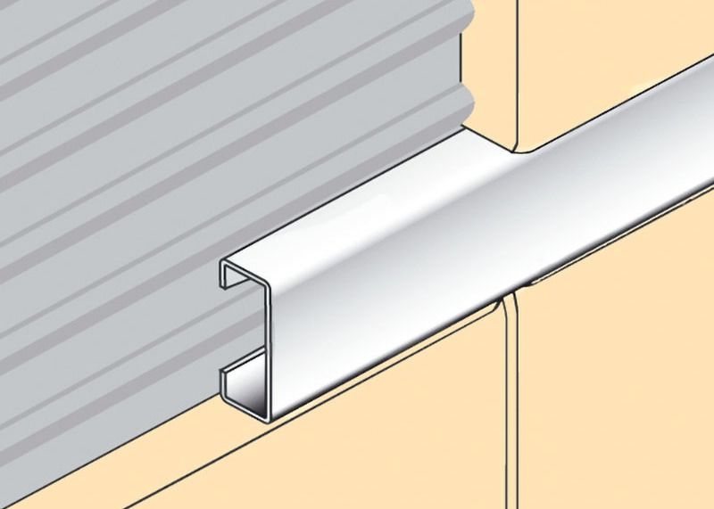 Tiras de ajuste de la teja para el ajuste del borde de la teja del perfil de la aleación de aluminio