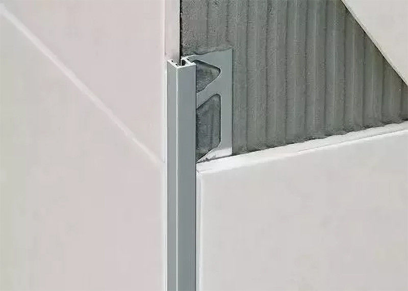 Tiras de borde de aluminio del ajuste de la teja de la esquina del perfil para la cocina