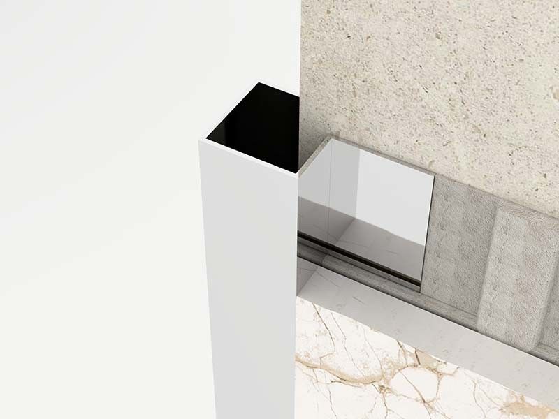 Acero inoxidable del oro brillante fuera del ajuste de la esquina los 2.5m