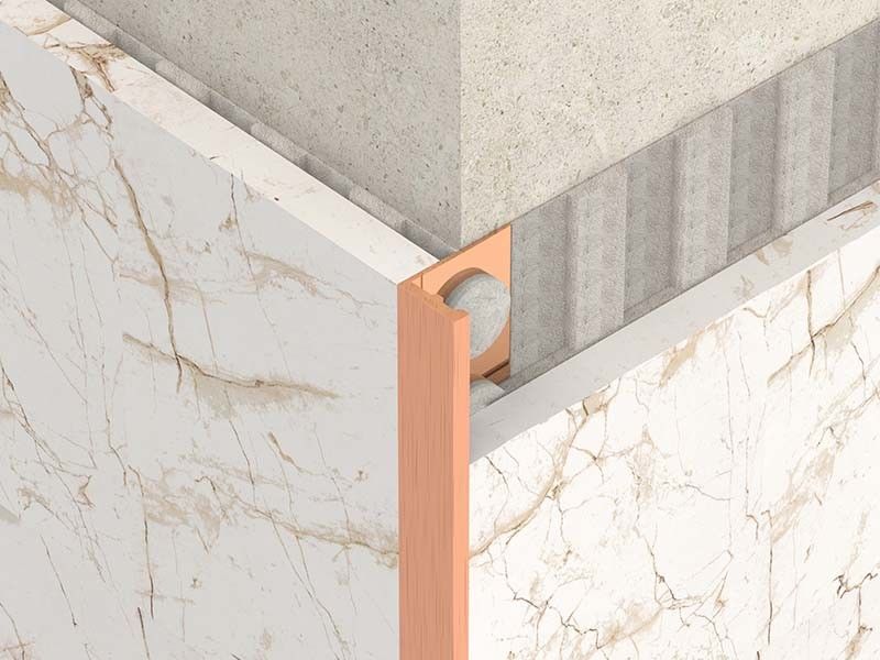 ajuste Bullnose de acero inoxidable cepillado el 1.8m del borde de la frontera del metal del ajuste del ángulo