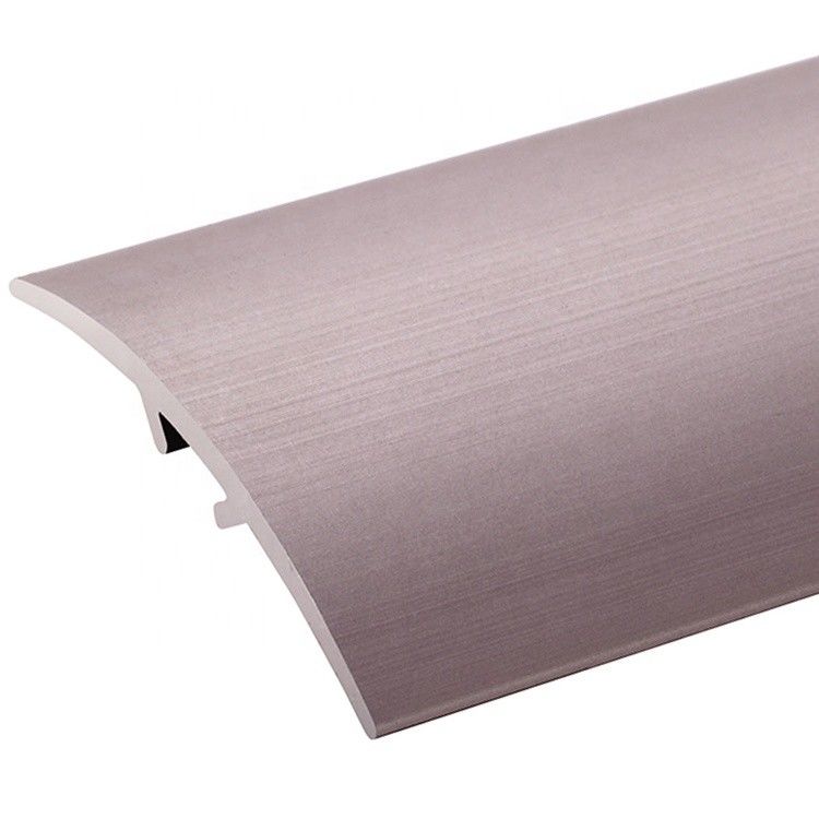 Tira de transición de aluminio metálica para el borde de madera de la teja