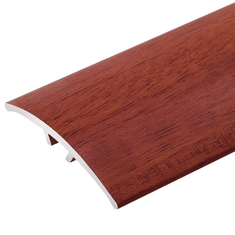 Tira de transición de aluminio metálica para el borde de madera de la teja