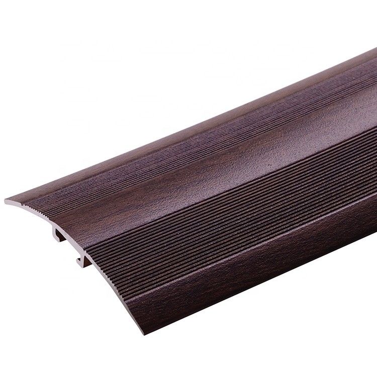 Tira de transición de aluminio metálica para el borde de madera de la teja