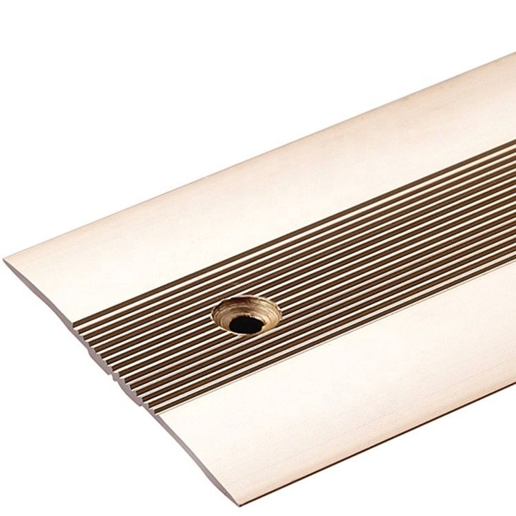 Tira de transición de aluminio metálica para el borde de madera de la teja