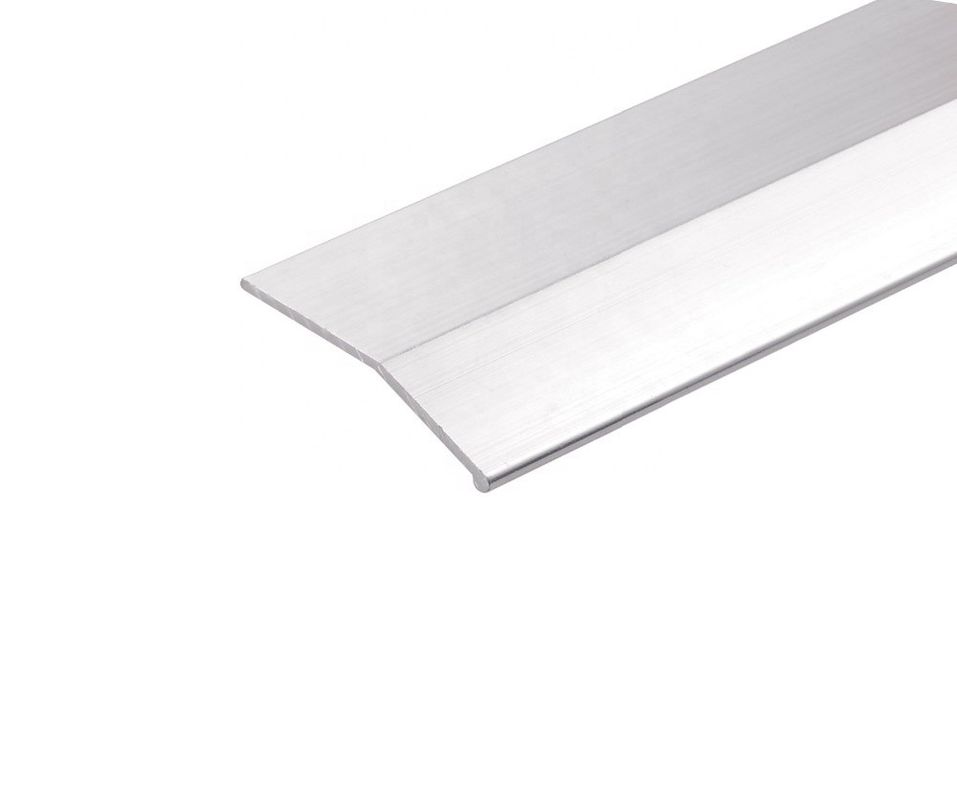 La tira de ribete plana de aluminio del piso de la lamina de la tira de la hebilla alta-baja anodizó