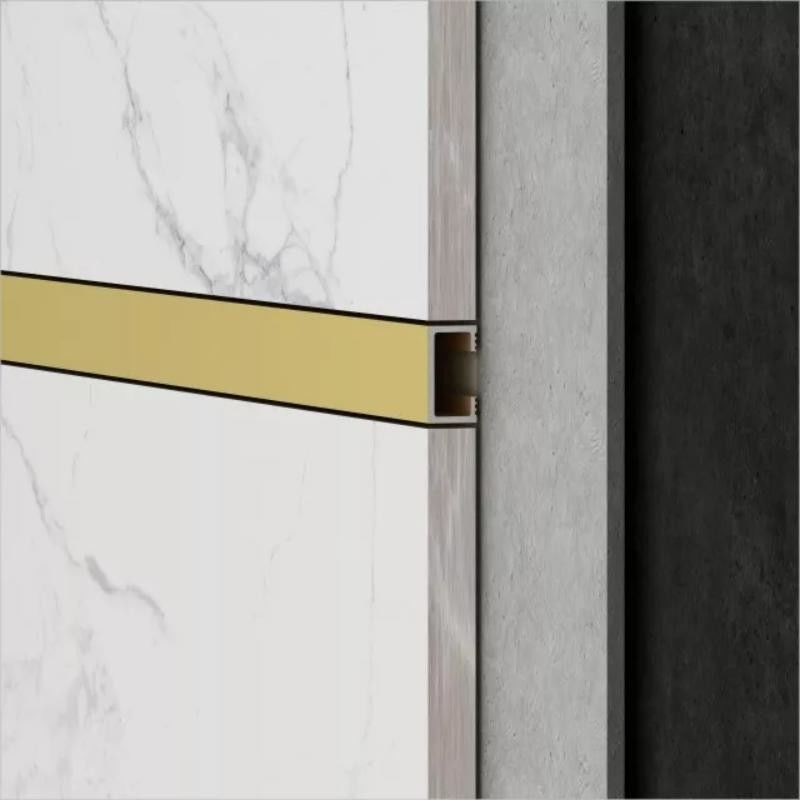 Tiras de ajuste del borde de la esquina de la teja del perfil de la protuberancia de la aleación de aluminio