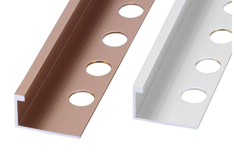 Tira de transición de aluminio de la electroforesis del TUV 20m m a la madera del guardarropa