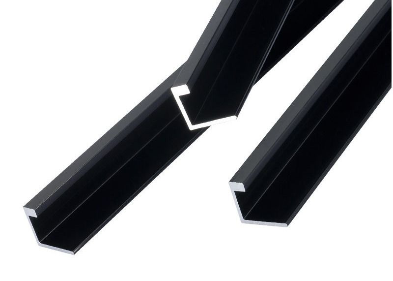 Tira de transición de aluminio de la electroforesis del TUV 20m m a la madera del guardarropa