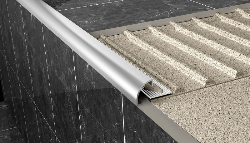 Las tiras anticolisión tejan piedras de mármol de cerámica afilan la tira de aluminio Bendable TUV