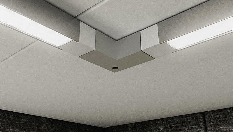perfiles de aluminio de 10m m LED para la iluminación interior de las luces de tira con la cubierta helada