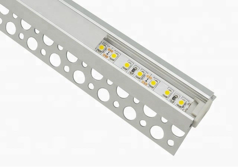 Perfiles de aluminio pulidos de los 2m LED para el gabinete de vidrio de los muebles