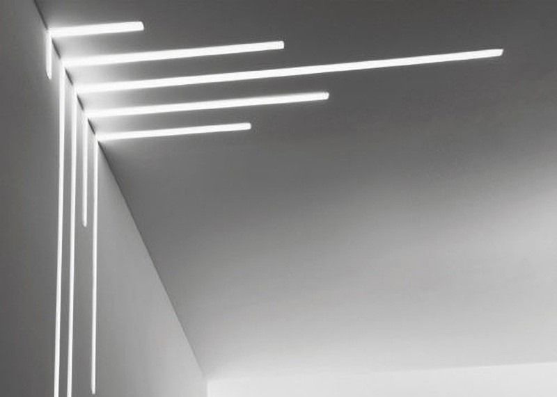 Perfiles de aluminio pulidos de los 2m LED para el gabinete de vidrio de los muebles