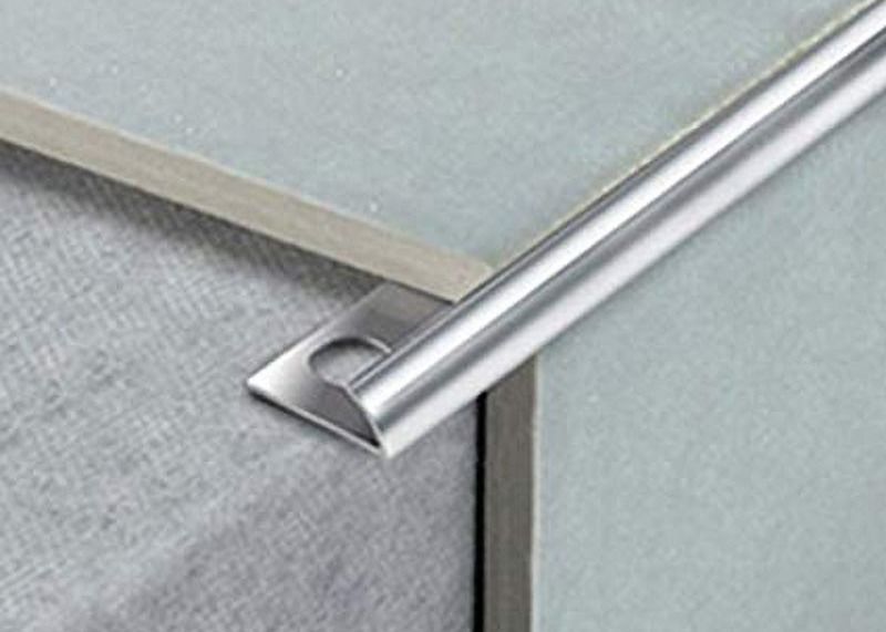 Perfiles de aluminio accesorios de la protuberancia de la teja del ODM del OEM de la fábrica del borde de la esquina de la teja decorativa del ajuste