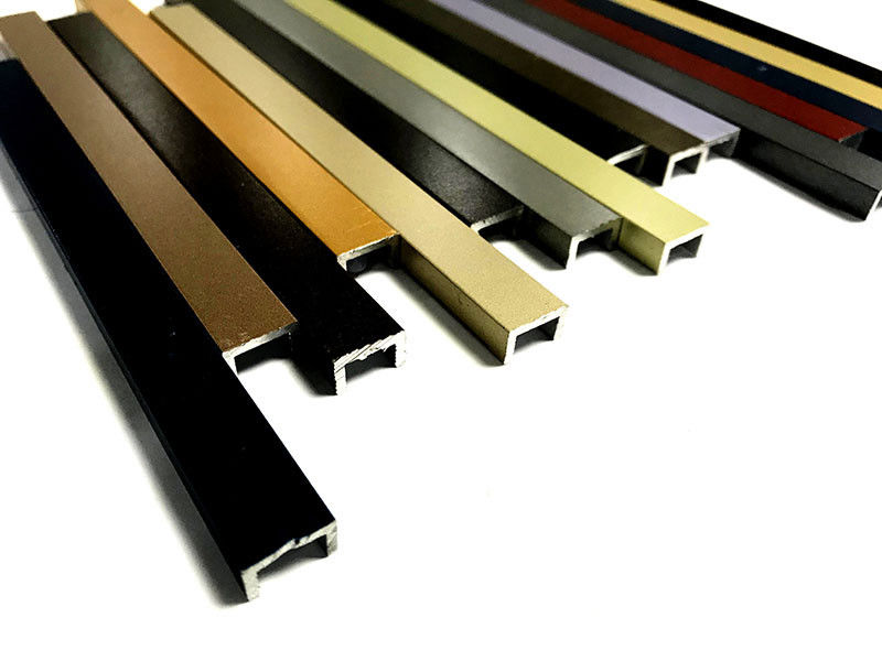 Ajuste de aluminio de la teja del perfil de la teja del ajuste del metal del borde de cerámica de aluminio del perfil