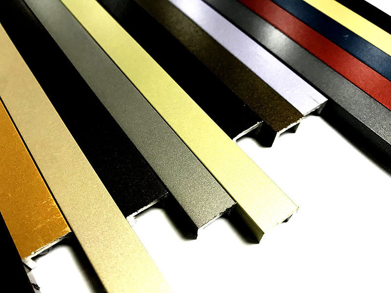 Ajuste de aluminio de la teja del perfil de la teja del ajuste del metal del borde de cerámica de aluminio del perfil