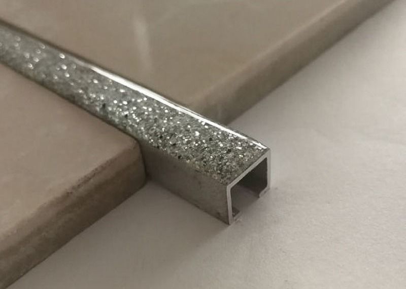 Ajuste de aluminio de la teja del perfil de la teja del ajuste del metal del borde de cerámica de aluminio del perfil