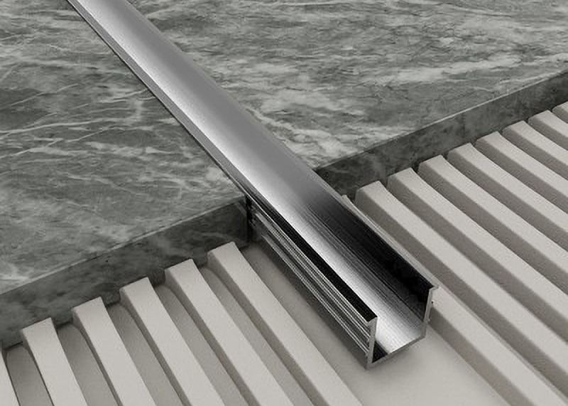 Aduana de acabado de la fábrica del ajuste del perfil de la baldosa cerámica del borde de aluminio de la esquina