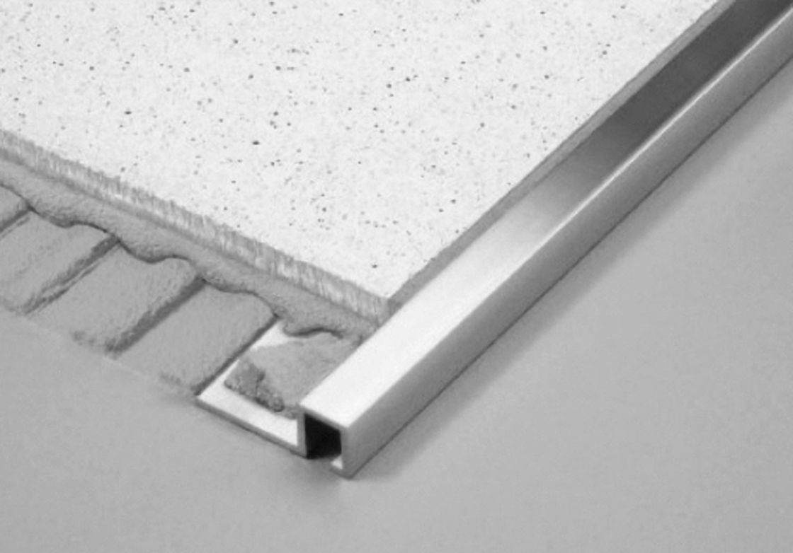 La esquina de cerámica de la teja del borde de aluminio de la esquina teja la decoración de aluminio del ajuste de la baldosa cerámica del perfil