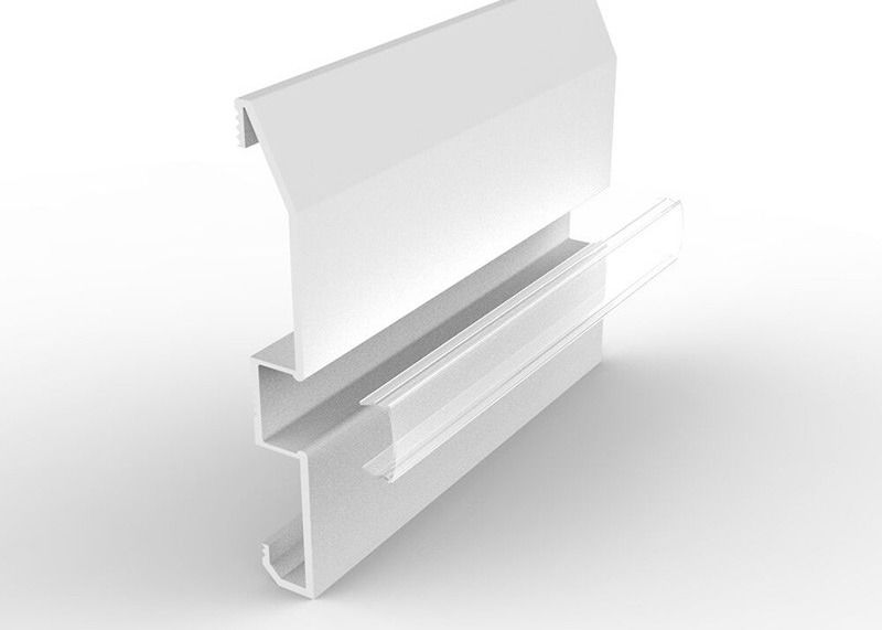 decoración casera del perfil del 1.8m del rodapié de aluminio de la esquina de la luz