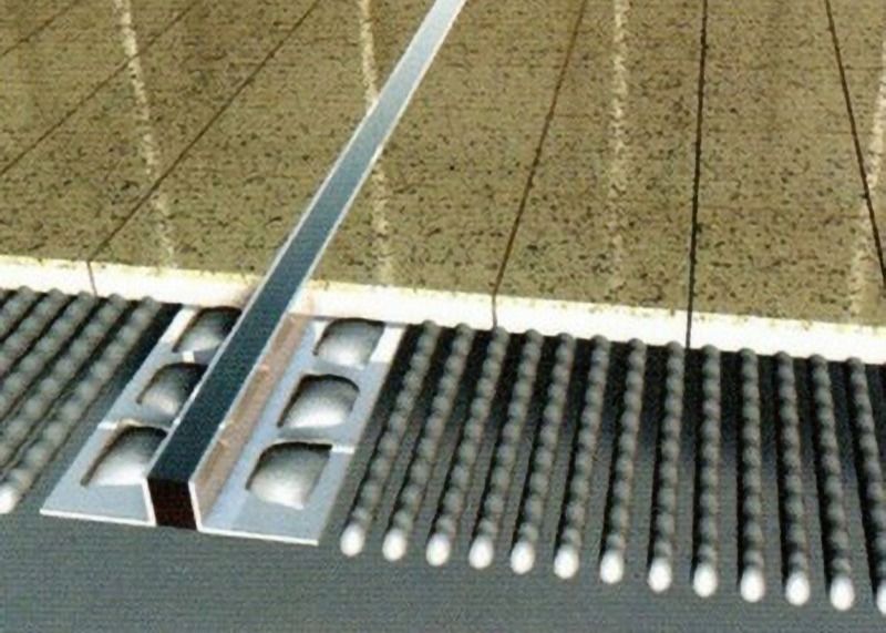 Junta de aluminio del movimiento de la teja para el ajuste de madera de Andtile del piso de la junta del control de la extensión