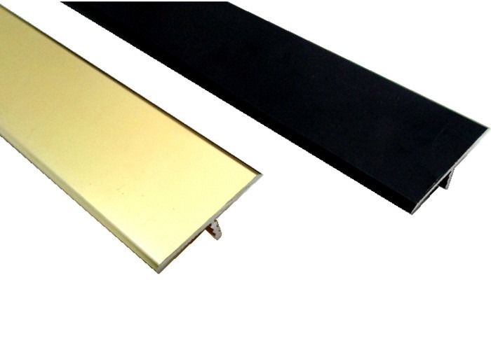 Tiras de transición de aluminio de la alfombra del ajuste del borde de la alfombra del metal