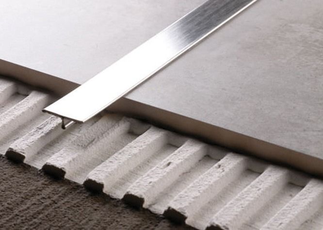 T forma las tiras de transición de aluminio del metal para la teja de mosaico