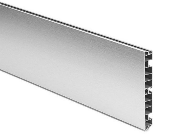 Línea de aluminio anodizada radiador del tablero que bordea del rodapié del tablero que bordea