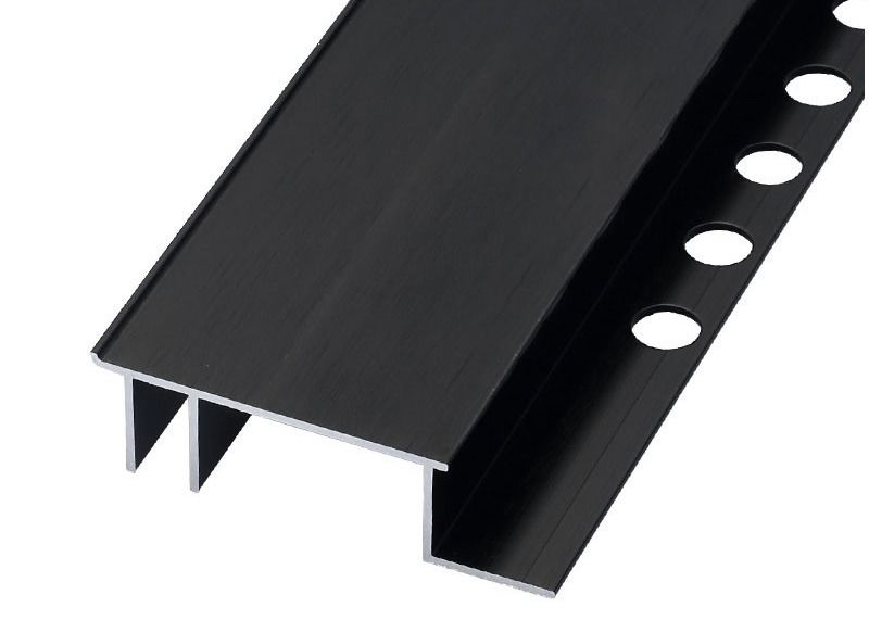 Línea de aluminio anodizada radiador del tablero que bordea del rodapié del tablero que bordea