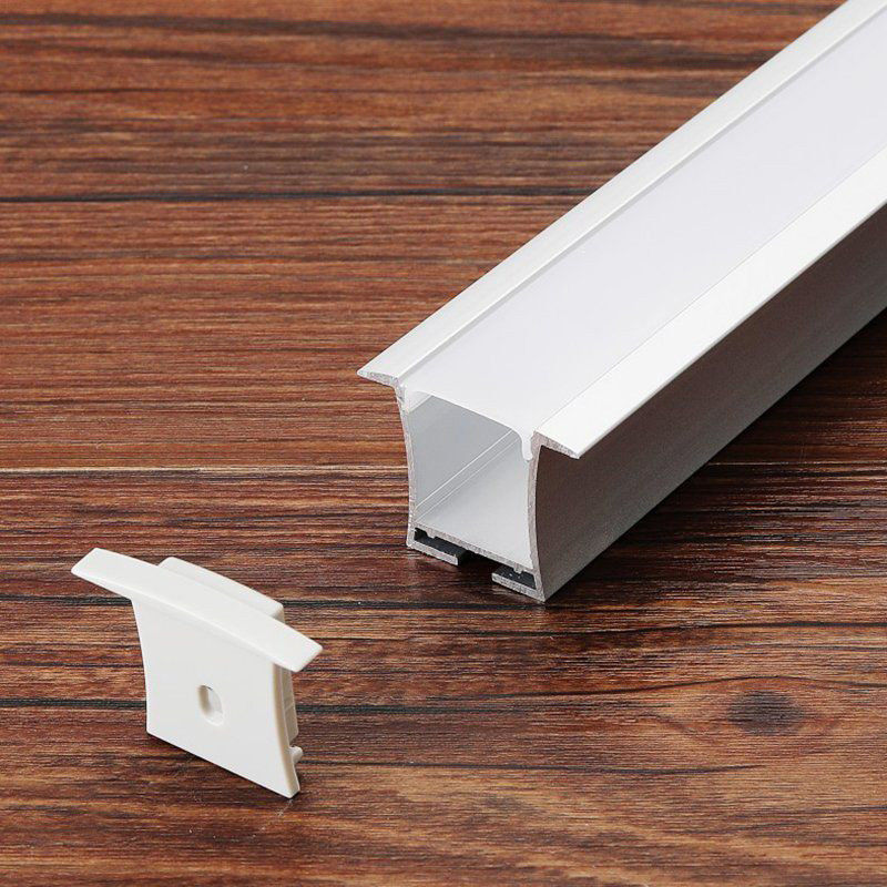 El negro de la protuberancia ángulo de 30 grados forma los perfiles de aluminio del LED el 1m