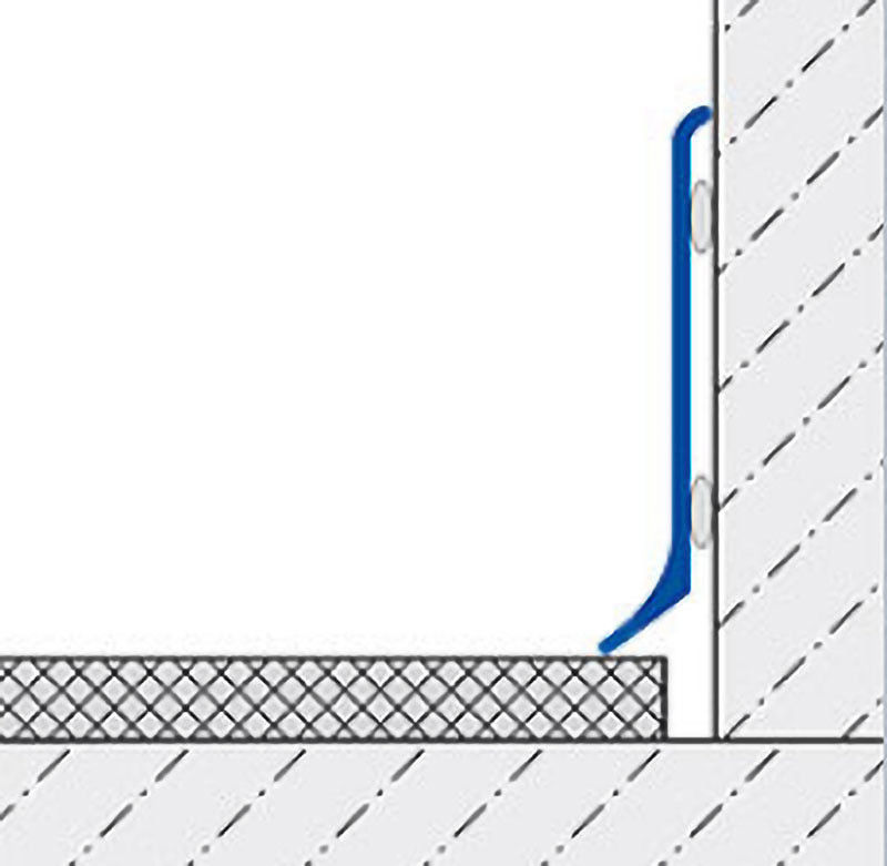 Tablero que bordea curvado 60m m de aluminio auto-adhesivo de Coved del metal del perfil que bordea