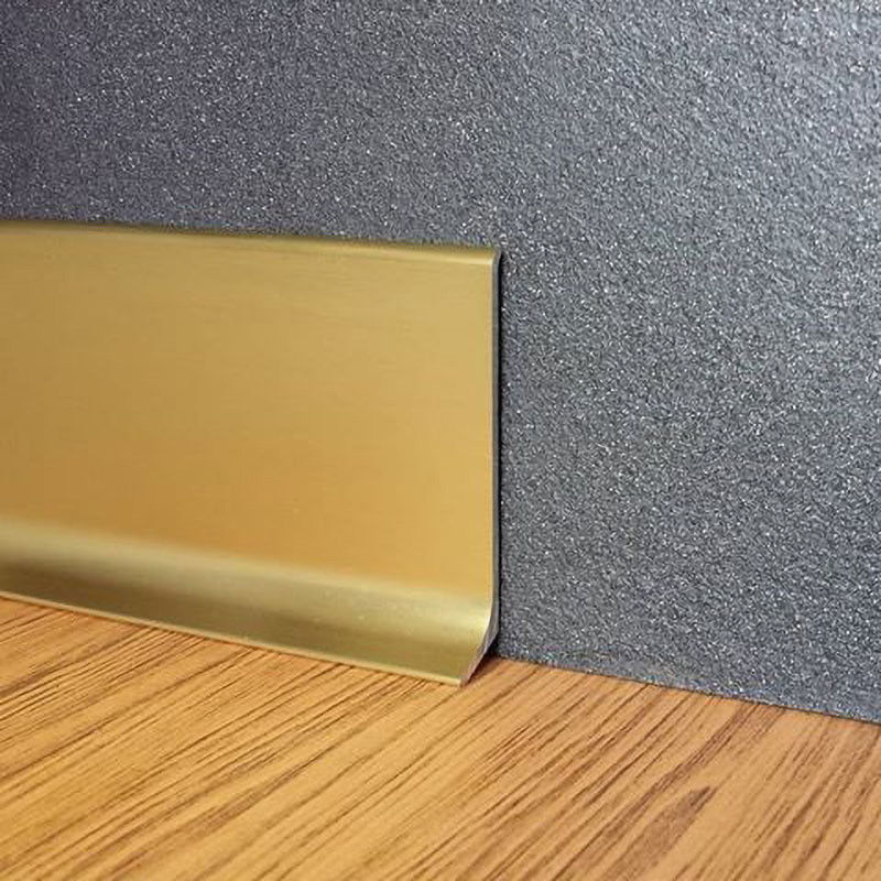 Tablero que bordea curvado 60m m de aluminio auto-adhesivo de Coved del metal del perfil que bordea