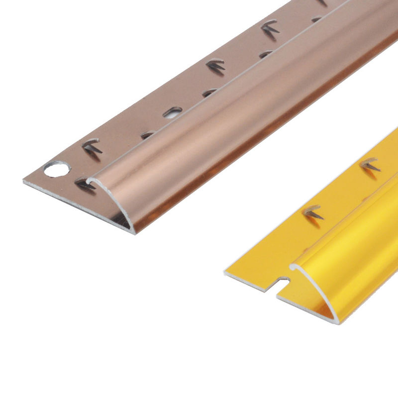 Teja matálica-cerámica de aluminio del ajuste del borde para alfombrar tiras de transición 20m m