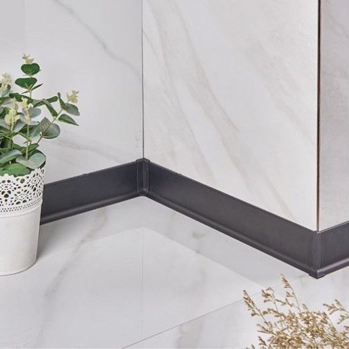 rodapié de aluminio del perfil del borde del tablero que bordea de los 2.7m