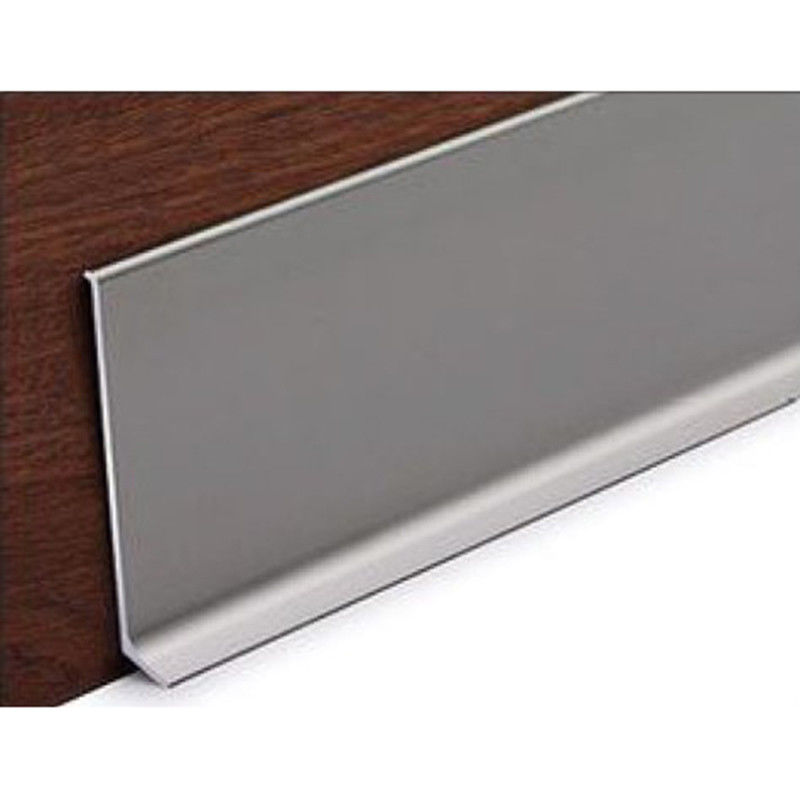 rodapié de aluminio del perfil del borde del tablero que bordea de los 2.7m