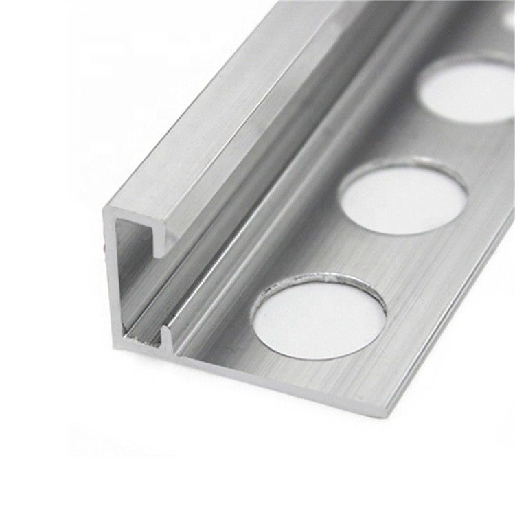 Ajuste de aluminio libre de la baldosa cerámica del OEM Logo Customized Tile Corner Trim de la muestra